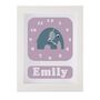 Personalised Childrens Elephant Clock, thumbnail 6 of 10