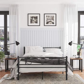 Metal Double Bed Frame, Space Saving Bed Frame, 3 of 8