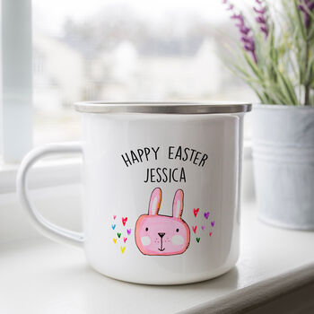Personalised Easter Enamel Mug With Treats, 2 of 12