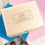 Personalised Couples Ticket Keepsake Box, thumbnail 4 of 9