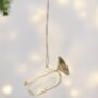 Six Silver Metal Decorations, thumbnail 6 of 7