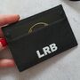 Personalised Dropshadow Leather Cardholder, thumbnail 1 of 4