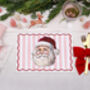 Christmas Placemats With Pink Santa Design, thumbnail 3 of 3