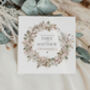 Personalised Luxury Wreath Wedding Card, Newlyweds Card, thumbnail 2 of 3