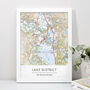 Favourite UK Location Personalised Map Print, thumbnail 6 of 9
