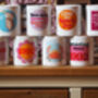 Personalised Retro Flower Year Candle, thumbnail 2 of 3