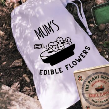 Personalised Grow Your Own Nasturtium Edible Flowers, 4 of 4