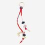 Personalised Silk And Crystal Bead Bag Charm, thumbnail 3 of 8