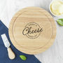 Personalised 'Hands Off' Cheese Set, thumbnail 2 of 3