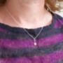 North Star Delicate Charm Celestial Silver Necklace, thumbnail 1 of 3