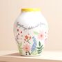 Better With Flowers Floral Ceramic Quote Vase, thumbnail 3 of 3