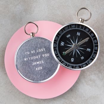 Personalised Engraved Father's Day Compass, 4 of 7
