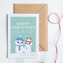 Couples Or Newly Weds Christmas Card Personalised, thumbnail 1 of 3