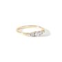 Solid Gold Natural Diamond Five Stone Rings, thumbnail 10 of 12