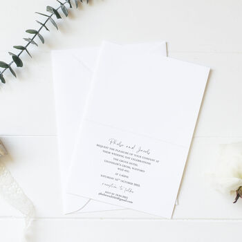 Our Love Is Wedding Invitations Set Of 10, 3 of 3