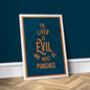 The Liver Is Evil, Bar Poster Print, thumbnail 2 of 3