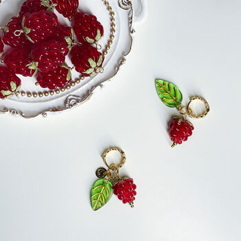 Eden's Berry Earrings, 3 of 8