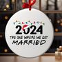 Friends Themed First Christmas Married Decoration, thumbnail 2 of 2