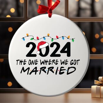 Friends Themed First Christmas Married Decoration, 2 of 2