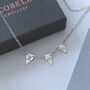 Personalised Silver Bunting Necklace, thumbnail 3 of 10