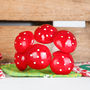 Christmas Toadstool Tree Or Parcel Decoration, thumbnail 1 of 3