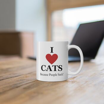 I Love Cats Coffee Mug, 2 of 2