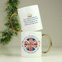 Personalised Union Jack Coronation Mug, thumbnail 4 of 4