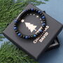 Christmas Personalised Multi Layered Beaded Leather Bracelet For Men, thumbnail 7 of 11