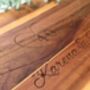 Anniversary Gift Engraved Heart Chopping Board, thumbnail 4 of 9