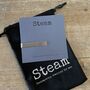 Personalised Men's Steel Tie Clip, Valentine's Gift For Him, thumbnail 8 of 9