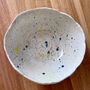 Personalised Pottery Wedding Gift Splatter Ring Dish, thumbnail 7 of 9