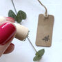 Tiny Bee Stamp Rubber Stamp, thumbnail 2 of 3