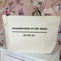 Personalised Grandmother Of The Bride/Groom Make Up Bag, thumbnail 1 of 2