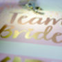 Rose Gold Team Bride Hen Party Vip Pass Lanyard Favours, thumbnail 10 of 12