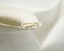 Dainty Sterling Silver Daisy Ring With Gold Details, thumbnail 1 of 4