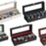 Velvet Lining Watch Box Six Slots Display Storage Case, thumbnail 6 of 6