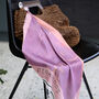 Personalised Pink Romance 'Where We Started' Map Scarf, thumbnail 4 of 12