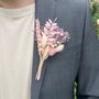 Pastel Dried Flower Buttonhole, thumbnail 2 of 5