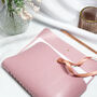 Personalised Vegan Leather Notebook | Dusky Pink, thumbnail 1 of 3