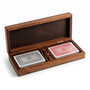Dads Engraved Card And Dice Wooden Case Set, thumbnail 5 of 6