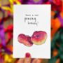 Peachy Birthday Card, thumbnail 1 of 2