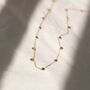 Scattered Stars 9ct Gold Necklace, thumbnail 6 of 6
