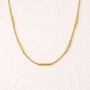 Light Line Bar Chain Necklace, thumbnail 1 of 4