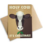Funny Animal Christmas Cards Pack Of Eight, thumbnail 2 of 9