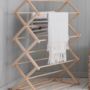 Folding Wooden Clothes Horse, thumbnail 2 of 4