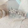 Pearl And Diamante Bridal Comb, thumbnail 4 of 4