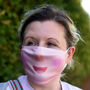 Washable Fabric Face Mask Happy Face, thumbnail 4 of 7