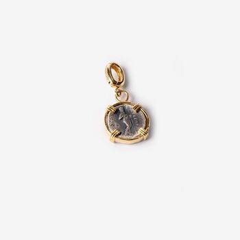 Ancient Medusa Coin Clip On Pendant, 4 of 6