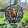 Dachshund Dapple Memorial Suncatcher, thumbnail 6 of 6