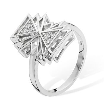 Art Deco Triangle Ring, 2 of 7
